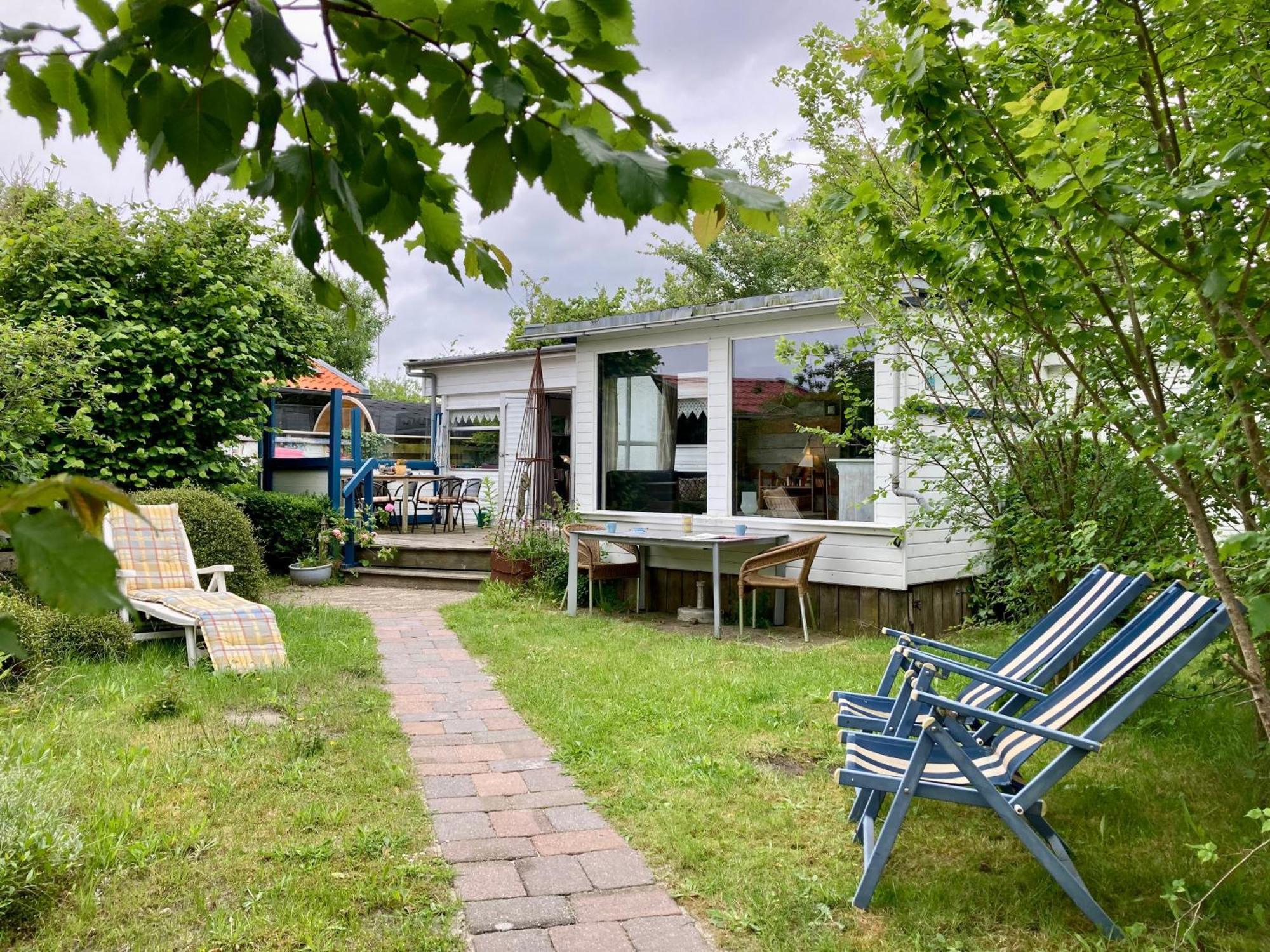 Het kleine Huis mobile home by the harbour&the Lauwersmeer Anjum Buitenkant foto